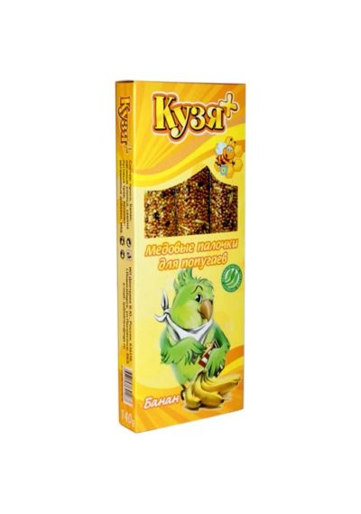 Лот: 6458648. Фото: 1. Лакомство Кузя+ для попугаев... Корма