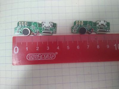 Лот: 15383789. Фото: 1. homtom ht3 плата зарядки с микрофоном... Микросхемы и платы