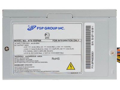 Лот: 4431438. Фото: 1. Блок питания ATX 500W FSP ATX-500PNR... Корпуса, блоки питания
