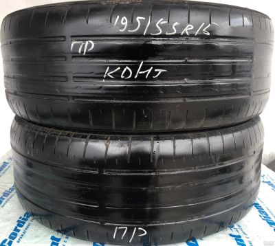 Лот: 14297709. Фото: 1. Шина 195/55 R15 195/55/15 Continental... Шины