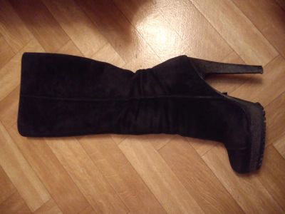 Лот: 4593413. Фото: 1. Сапоги зимние натуральная замша... Сапоги
