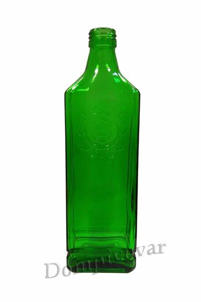 Лот: 16549037. Фото: 1. Бутылка "Штоф" 0,5л (зеленый). Тара, измерительные приборы и сопутствующие товары