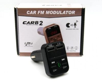 Лот: 17355815. Фото: 1. Авто FM-MP3 модулятор CARB2 USB... FM-модуляторы, трансмиттеры