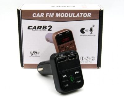 Лот: 17355815. Фото: 1. Авто FM-MP3 модулятор CARB2 USB... FM-модуляторы, трансмиттеры