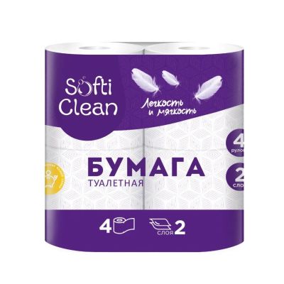 Лот: 24870610. Фото: 1. Туалетная бумага Softi Clean... Средства личной гигиены 
