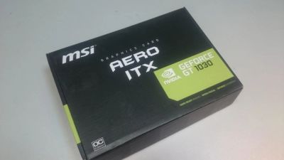 Лот: 10200859. Фото: 1. Видеокарта MSI GeForce GT 1030... Видеокарты