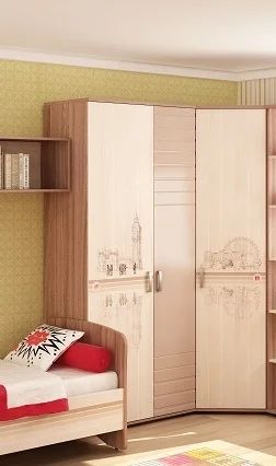 Лот: 3377065. Фото: 1. Шкаф для одежды угловой Витра... Шкафы, стеллажи, комоды