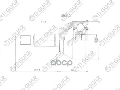 Лот: 21869885. Фото: 1. Шрус Tg-7493/Ni-093* Tiguar 26... Другое (автозапчасти)