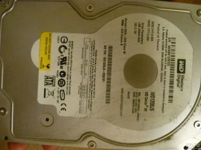 Лот: 8748670. Фото: 1. жесткий диск WD Caviar 120JS неисправный. Жёсткие диски (HDD)