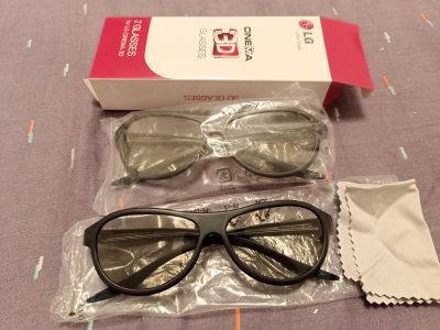 Лот: 19988244. Фото: 1. 3D очки, 2 шт. LG . 3D-очки