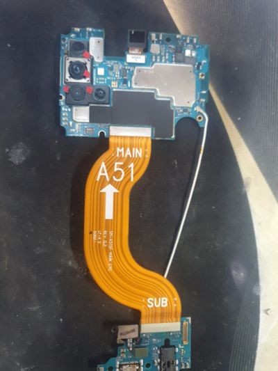Лот: 25525959. Фото: 1. Материнская плата samsung a51... Микросхемы и платы