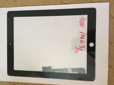 Лот: 11029188. Фото: 1. Сенсорный экран iPad 3\4 черный. Дисплеи, дисплейные модули, тачскрины