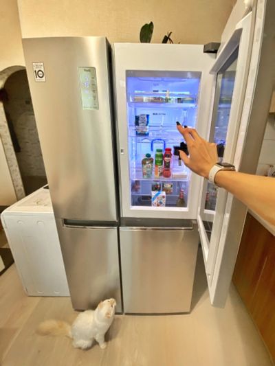 Лот: 18221335. Фото: 1. Холодильник LG GC-Q247CADC. Холодильники, морозильные камеры