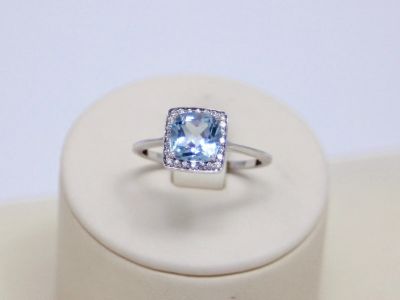 Лот: 14755721. Фото: 1. СЕРЕБРЯНОЕ КОЛЬЦО С ТОПАЗОМ 2... Кольца, перстни