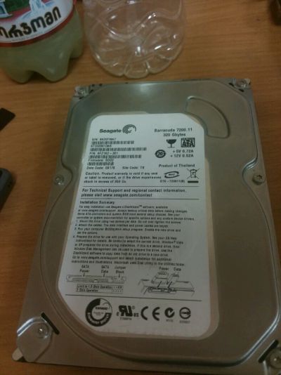 Лот: 8198133. Фото: 1. Винчестер Barracuda 7200.11 320... Жёсткие диски (HDD)