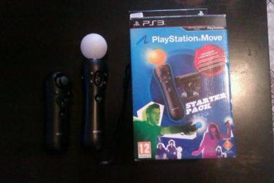 Лот: 4400203. Фото: 1. PlayStyation Move + камера PlayStation... Аксессуары для игровых приставок, консолей, геймпады