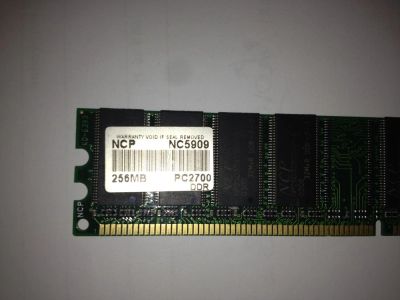Лот: 6897976. Фото: 1. Оперативная память 2x256 mb PC2700... Оперативная память