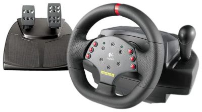 Лот: 10602874. Фото: 1. Игровой руль "Logitech MOMO ". Рули, джойстики