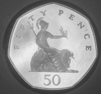 Лот: 4971440. Фото: 1. Великобритания. 50 пенсов 1986... Великобритания и острова