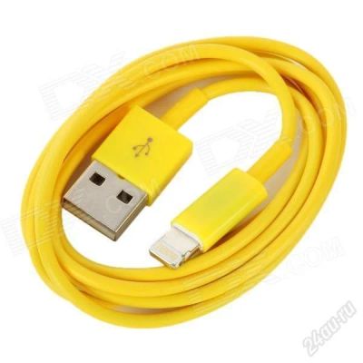 Лот: 2955177. Фото: 1. USB Кабель iPhone 5 / new iPod... Дата-кабели, переходники