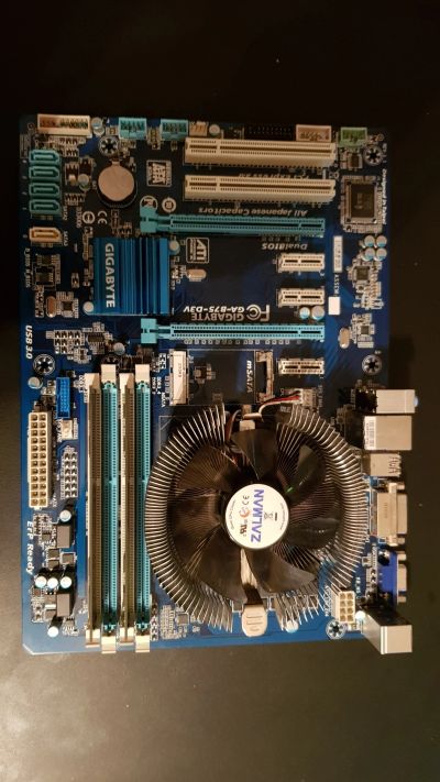 Лот: 15461305. Фото: 1. i5-2310 / GA-b75-d3v / ddr3-4Gb. Комплекты запчастей
