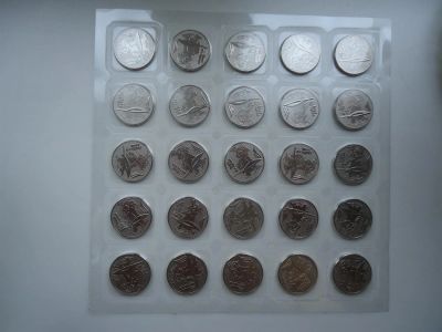 Лот: 3402367. Фото: 1. монеты 25 рублей Сочи 2014 Факел... Россия после 1991 года