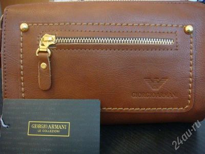 Лот: 216640. Фото: 1. мужской клатч от Giorgio Armani. Сумки