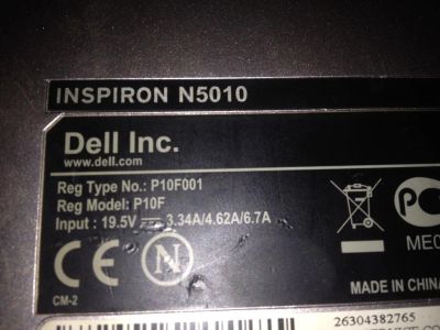 Лот: 6693255. Фото: 1. DEll inspiron N5010. Ноутбуки