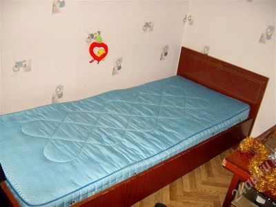 Лот: 659421. Фото: 1. Кровать односпальная с пружиным... Кровати