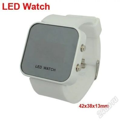Лот: 1023383. Фото: 1. Часы LED белые. Красноярск