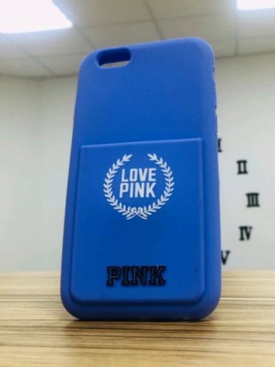 Лот: 11725341. Фото: 1. Силикон iPhone 6 Pink синий. Чехлы, бамперы