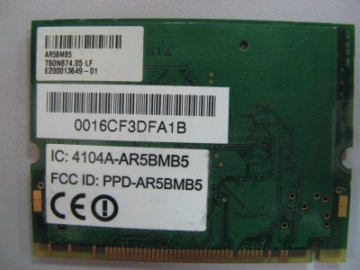 Лот: 3068229. Фото: 1. Wi-Fi адаптер Mini PCI Atheros... Платы расширения, контроллеры, доп. порты