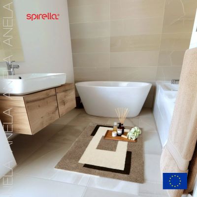 Лот: 24942680. Фото: 1. Коврик для ванной 60x90см Spirella... Аксессуары для ванной