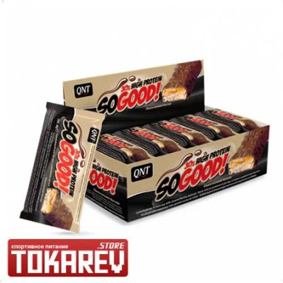 Лот: 16848716. Фото: 1. Протеиновый батончик QNT SoGood... Спортивное питание, витамины