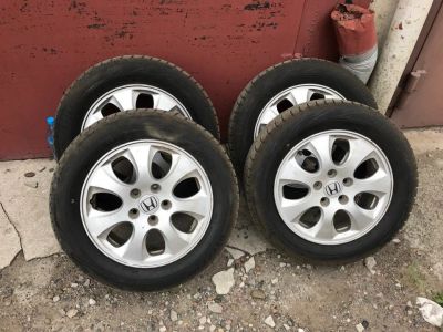 Лот: 11942623. Фото: 1. Диски с резиной от Honda Accord... Шины на дисках