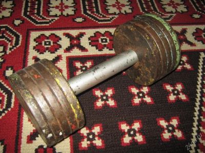 Лот: 73330. Фото: 1. гантеля разборная. Штанги, блины