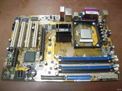 Лот: 13364447. Фото: 1. Материнская плата 478 ASUS P4P800-X... Материнские платы