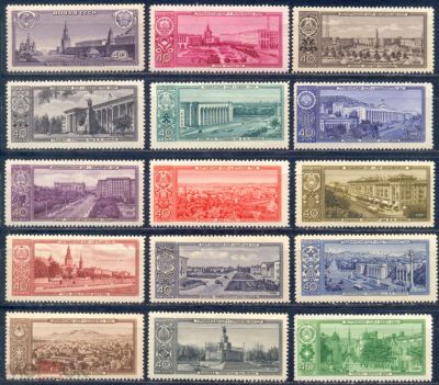 Лот: 16346315. Фото: 1. Полная чистая серия** СССР 1958... Марки