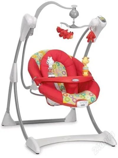 Лот: 1030891. Фото: 1. Качеля Graco. Ходунки, прыгунки, качели