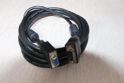 Лот: 7183343. Фото: 1. Кабель VGA 15 pin male-female... Шлейфы, кабели, переходники