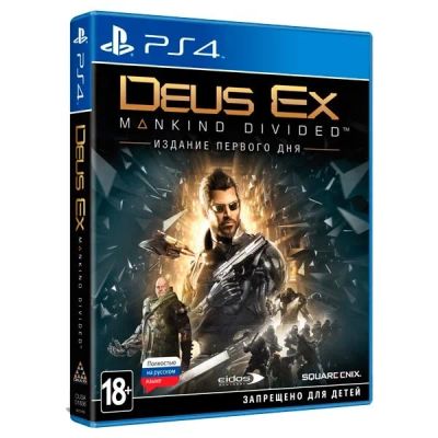 Лот: 10175722. Фото: 1. Deus Ex: Mankind Divided PS 4... Игры для консолей