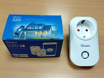 Лот: 17278394. Фото: 1. Wi - Fi розетка Sonoff S20. ИБП, аккумуляторы для ИБП
