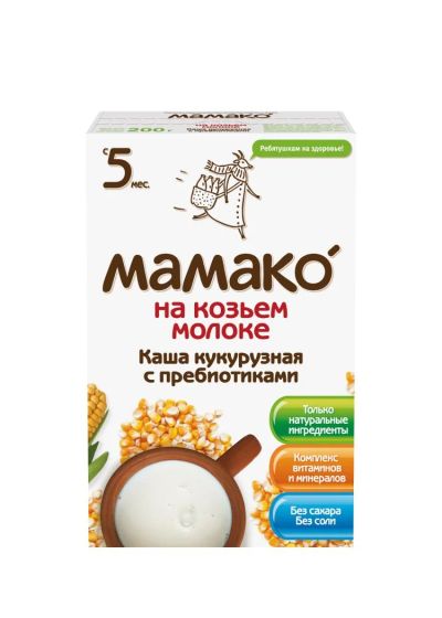 Лот: 4326498. Фото: 1. Детская каша МАМАКо на козьем... Детское питание