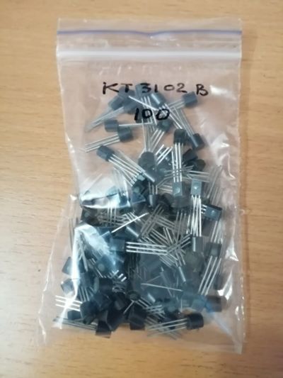 Лот: 25820541. Фото: 1. Транзисторы КТ3102В. 100 шт. Транзисторы