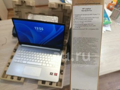 Лот: 23492890. Фото: 1. Ноутбук HP 14s-fq1017ur Ryzen... Ноутбуки