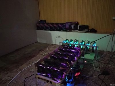 Лот: 17165548. Фото: 1. Майнинг ферма Rx 580 8Gb Nitro... Майнинг фермы, товары для майнинга