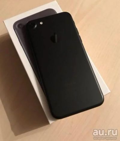 Лот: 13986518. Фото: 1. iPhone 7 32gb Matte Black. Смартфоны