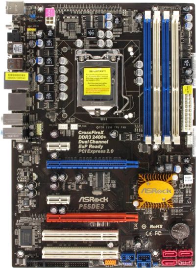 Лот: 16223906. Фото: 1. Надежная плата под LGA 1156: ASRock... Материнские платы