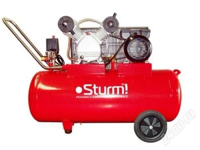 Лот: 1965876. Фото: 1. Компрессор воздушный STURM 2400Вт... Электроинструмент
