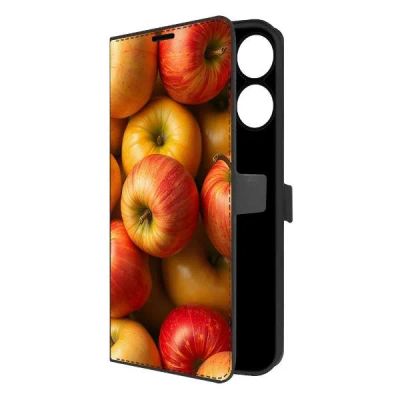 Лот: 25543061. Фото: 1. Чехол Krutoff Eco Book "Яблоки... Чехлы, бамперы